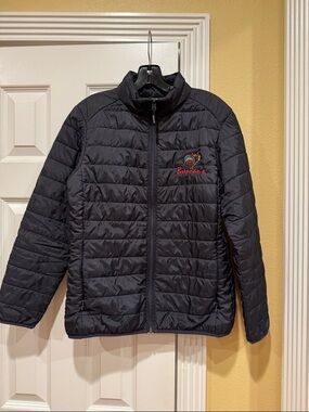 Black Quilted Lightweight Jacket with Brennan’s Embroidered Logo